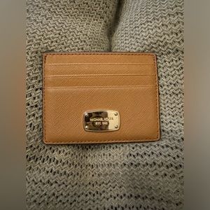 Brand New Michael Kors Tan Card Holder / Wallet